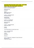 ACUPUNCTURE RELIABLE EXAM SHEET 2025&sol;2026 QUESTIONS AND SOLUTIONS RANKED A&plus;