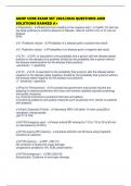 AGNP CORE EXAM SET 2025&sol;2026 QUESTIONS AND SOLUTIONS RANKED A&plus;