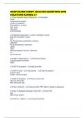 AGNP EXAMS SCRIPT 2025&sol;2026 QUESTIONS AND SOLUTIONS RANKED A&plus;
