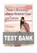 Test Bank for Maternal Child Nursing Care Canada 3rd Edition by Keenan Lindsay&comma; 2024&rpar; &vert; All Chapter 1-55 Covered &vert; Complete Latest Guide A&plus;