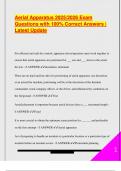 Aerial Apparatus 2025&sol;2026 Exam  Questions with 100&percnt; Correct Answers &vert;  Latest Update