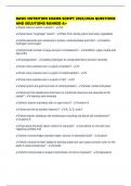 BASIC NUTRITION EXAMS SCRIPT 2025&sol;2026 QUESTIONS AND SOLUTIONS RANKED A&plus;