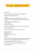CROSSFIT LEVEL 1 TRAINER EXAM QUESTIONS AND 100&percnt; CORRECT ANSWERS &lpar;RECENTLY UPDATED&rpar;