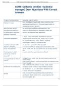 Exam &lpar;elaborations&rpar; CCRM   
