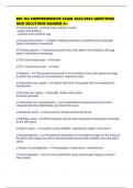 BIO 163 COMPREHENSIVE EXAM 2025&sol;2026 QUESTIONS AND SOLUTIONS RANKED A&plus;