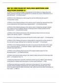 BIO 163 CORE EXAM SET 2025&sol;2026 QUESTIONS AND SOLUTIONS RANKED A&plus;