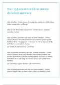 Nur 155 exam 2 &lpar;111 questions&rpar; with accurate detailed answers 