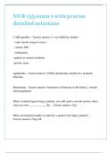 NUR 155 exam 1 &lpar;165 questions&rpar; with precise detailed solutions