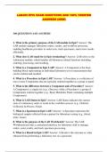 LAB400 EPIC EXAM QUESTIONS AND 100&percnt; VERIFIED ANSWERS &lpar;NEW&rpar;