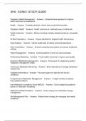 AHS - EXAM 1 STUDY GUIDE
