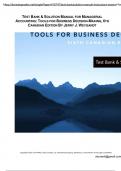 Managerial Accounting&colon; Tools for Business Decision-Making &ndash; 6th Canadian Edition &ndash; Weygandt&comma; Kimmel&comma; Aly &ndash; Complete Test Bank & Solution Manual