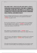 EPA&lowbar;608&lowbar;TYPE&lowbar;1&lowbar;TEST&lowbar;EXAM&lowbar;2024&lowbar;2025&lowbar;LATELY&lowbar;UPDATED&lowbar;210&lowbar;QUESTIONS