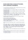 ECON 2030 Final Exam  Save
