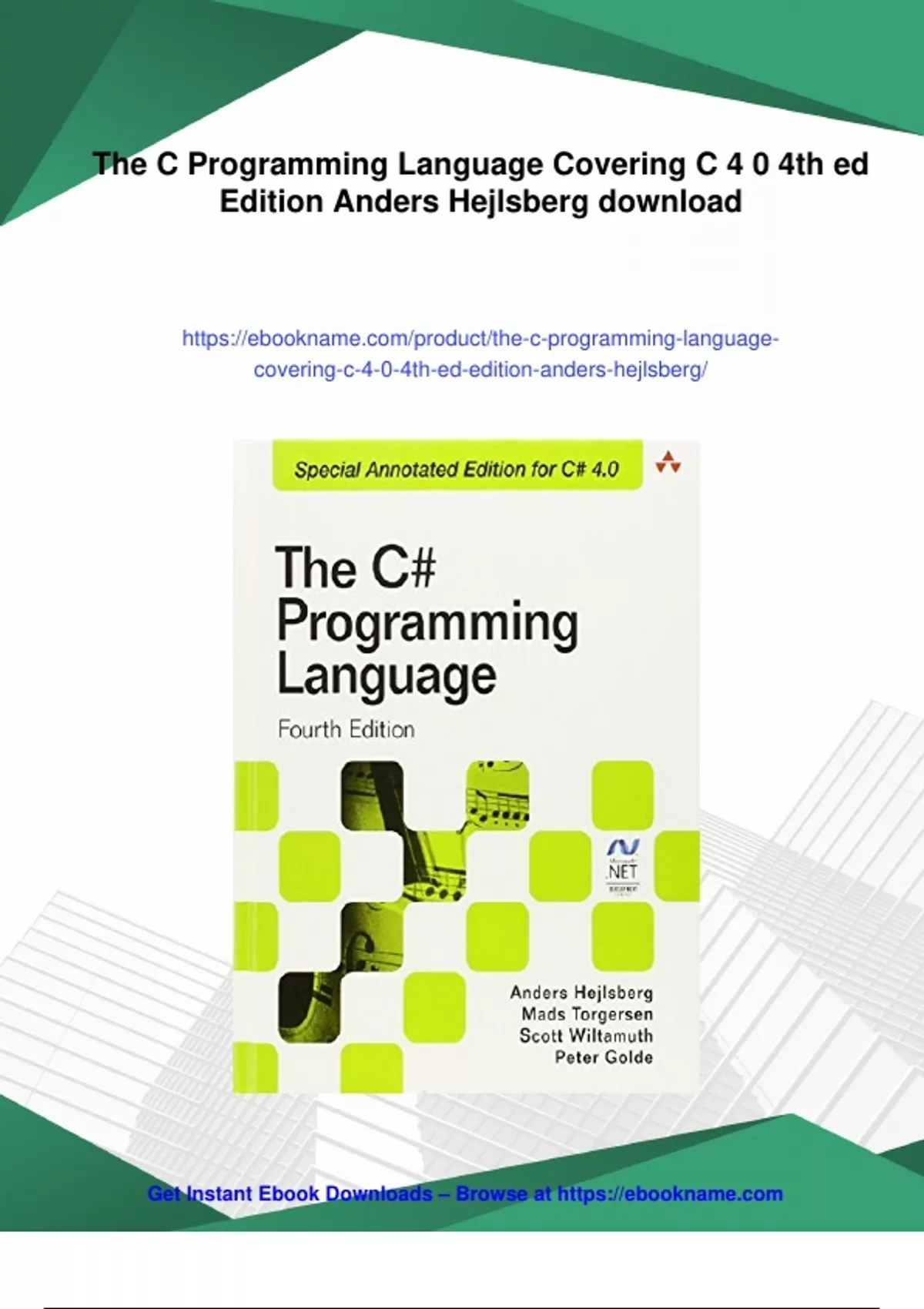 Summary The C Programming Language Covering C 4 0 4th ed Edition Anders ...