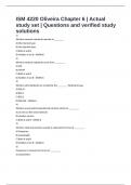 ISM 4220 Oliveira Chapter 6 &vert; Actual study set &vert; Questions and verified study solutions