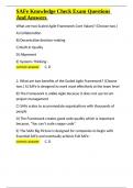 SAFe Knowledge Check Exam Questions And Answers&period;docx