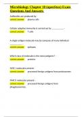 Microbiology Chapter 18 &lpar;openStax&rpar; Exam Questions And Answers&period;docx