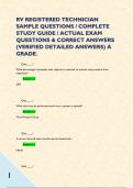RV REGISTERED TECHNICIAN SAMPLE QUESTIONS &sol; COMPLETE STUDY GUIDE &sol; ACTUAL EXAM QUESTIONS & CORRECT ANSWERS &lpar;VERIFIED DETAILED ANSWERS&rpar; A GRADE&period;         Quiz&lowbar;&lowbar;&lowbar;&lowbar;&quest; What percentage of propane tank capacity is reserved to prevent overpressure from expansion&quest; 