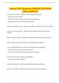 Avionics TEST Questions&vert;VERIFIED SOLUTIONS &lpar;100&percnt; CORRECT&rpar;&excl;