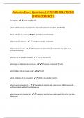 Avionics Exam Questions&vert;VERIFIED SOLUTIONS &lpar;100&percnt; CORRECT&rpar;&excl;