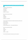 Hawaii Massage Exam Practice Test &vert; Questions with Correct Answers &vert; 100&percnt; Pass