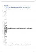 CPCU 552 Exam Questions With Correct Answers