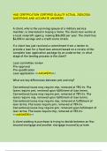 HUD CERTIFICATION CERTIFIED QUALITY ACTUAL 2025&sol;2026  QUESTIONS AND ACCURATE ANSWERS