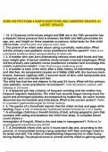 NURS 629 PED EXAM 4 SUM19 QUESTIONS AND ANSWERS GRADED A&plus; LATEST UPDATE&period;