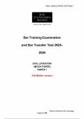 2025 CIVIL LITIGATION &lpar;MOCK PAPER&rpar; PAPER 1  Full Marker version&period;