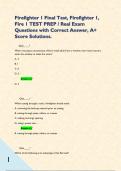 Firefighter 1 Final Test&comma; Firefighter 1&comma; Fire 1 TEST PREP &sol; Real Exam Questions with Correct Answer&comma; A&plus; Score Solutions&period;         Quiz&lowbar;&lowbar;&lowbar;&lowbar;&quest; When rescuing an unconscious child or small adult from a window&comma; how many rescuers enter the window to assist the vi