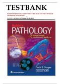 Test Bank For Rubin's Pathology&colon; Clinicopathologic Foundations of Medicine 7th Edition by Strayer ISBN&colon;9781451183900&comma; All 34 Chapters Covered&comma; Verified Latest Edition