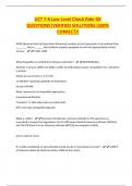 UCT T-6 Low Level Check Ride GK QUESTIONS&vert;VERIFIED SOLUTIONS &lpar;100&percnt; CORRECT&rpar;&excl;
