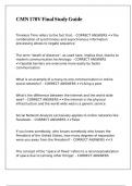CMN 170V Final Study Guide