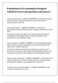 Foundations of Accounting for Peregrine Global Services exam questions with answers&period;