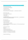 Illinois motorcycle permit Test &vert; Questions with Correct Answers &vert; 100&percnt; Pass