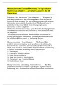 Massachusetts Funeral Director Jurisprudence State Exam &lpar;Part 2&rpar; &ndash; Accurate Answers To All Questions