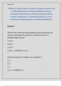 CHEM 121 Final Exam &lpar;2 Versions&rpar; Includes Accurate And  Verified Questions Covering Foundational General  Chemistry Topics Such As Atomic Structure&comma; Periodic  Trends&comma; Stoichiometry&comma; Chemical Bonding&comma; Gas Laws&comma;  Solutions&comma; Thermochemistry&comma; And Basic Equili