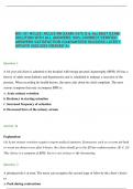 BIO 101 &vert; NCLEX & NCLEX-RN Exam Questions &lpar;1675 Q&As&rpar; &vert; Verified Answers &ndash; 2022&sol;2023 A&plus; Graded Exam Solution