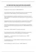 UCF QMB 3200 FINAL EXAM QUESTIONS AND ANSWERS