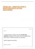 CMTBC CKT - PRACTICE EXAM 4 QUESTIONS WITH ACTUAL SOLUTIONS&excl;&excl;