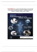 Gould&rsquo;s Pathophysiology for the Health Professions &ndash; 7th Edition &vert; Complete Test Bank &vert; All Chapters Covered