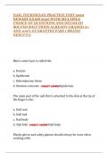 NAIL TECHNICIAN PRACTICE TEST 2020 NEWEST EXAM 2025 WITH MULTIPLE CHOICE OF QUESTIONS AND DETAILED SOLVED SOLUTIONS ALREADY GRADED A&plus; AND 100&percnt; GUARANTEE PASS &lpar; BRAND NEW&excl;&excl;&excl;&excl;&excl;&excl;&rpar;