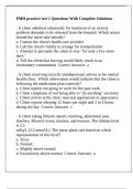 PMH practice test 1 Questions With Complete Solutions