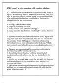 PMH exam 3 practice questions with complete solutions