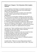 PMH Exam 2 Chapters 7-10&comma; 26 Questions With Complete Solutions