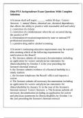 Ohio PTA Jurisprudence Exam Questions With Complete Solutions