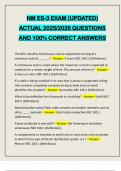 NM ES-3 EXAM &lpar;UPDATED&rpar; ACTUAL 2025&sol;2026 QUESTIONS AND 100&percnt; CORRECT ANSWERS