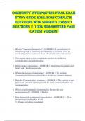 Community Interpreting FINAL EXAM  STUDY GUIDE 2025&sol;2026 COMPLETE  QUESTIONS WITH VERIFIED CORRECT  SOLUTIONS &vert;&vert; 100&percnt; GUARANTEED PASS  <LATEST VERSION> 