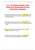 CLC 106 FENNO OLEMISS FINAL  EXAM 2025 BRAND NEW ACTUAL  EXAM WITH ANSWERS&period;