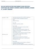 Exam &lpar;elaborations&rpar; EPA 608 Type 2  certification  